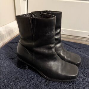 Black Leather Boots